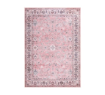 Zariya 240x340cm Pink Washable Vintage Rug