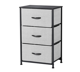 Zephiel Grey Chest of 3 Drawers