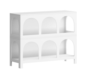 Zari Display Shelf Storage White