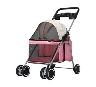 Zinner Pet Stroller Pink