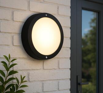 Zorin Outdoor Wall Light Black