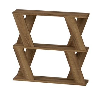 Zorielle 2 Tier Walnut Side Table