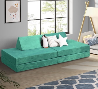 Juniper Kids Play Couch Green