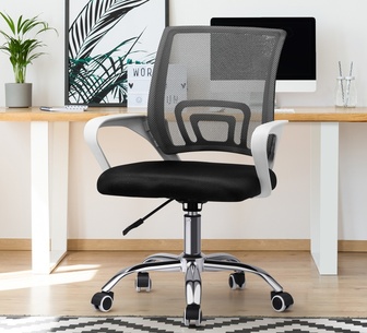 Raven Office Chair Mesh White/Black