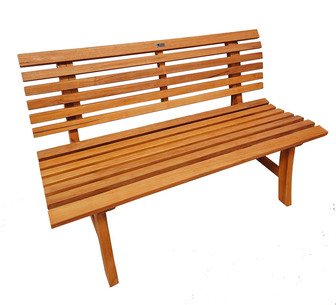 Park 130cm Natural Outdoor Garden Bench
