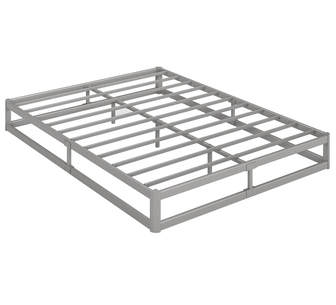 Ace Metal Bed Base Gun Metal - Double