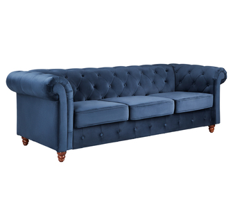 CARLOTTA SOFA 3 SEATER NAVY