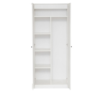 Highetts 2 Door Broom 80cm Multipurpose Cupboard