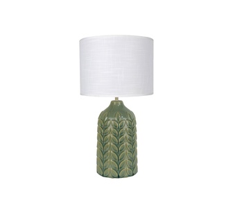 Firshaaz Ceramic Table Lamp - Green