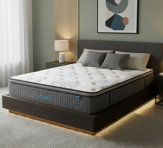Dreamz 35CM Thickness Euro Top Foam Mattress in Single
