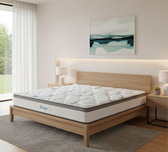 Dreamz 25cm King Single Mattress in White