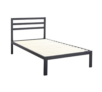 Piper Metal Bed Frame Black Single