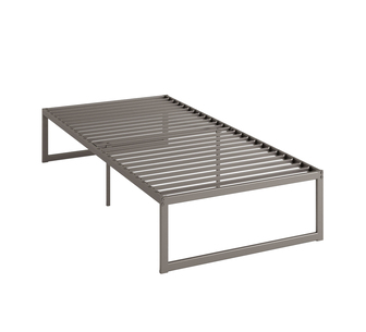 BOBBI METAL BOXED BASE SINGLE CHARCOAL
