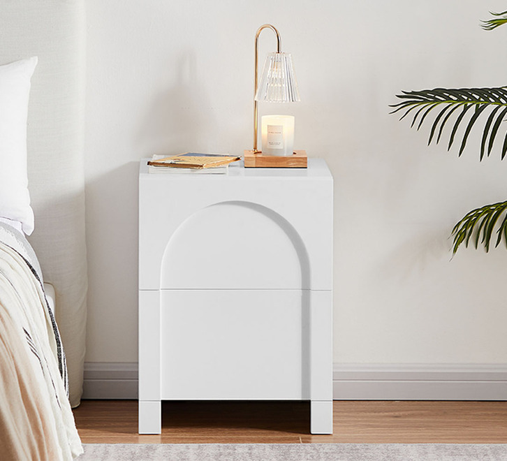 Yarra Bedside Table with USB Charger