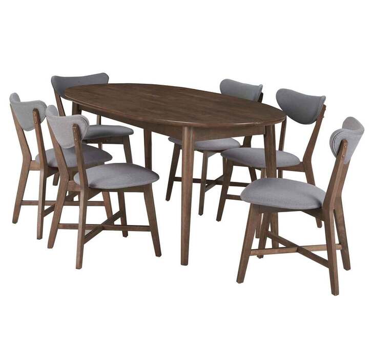 Draper 6 Seater Dining Table with Elke Chairs | Dining Sets