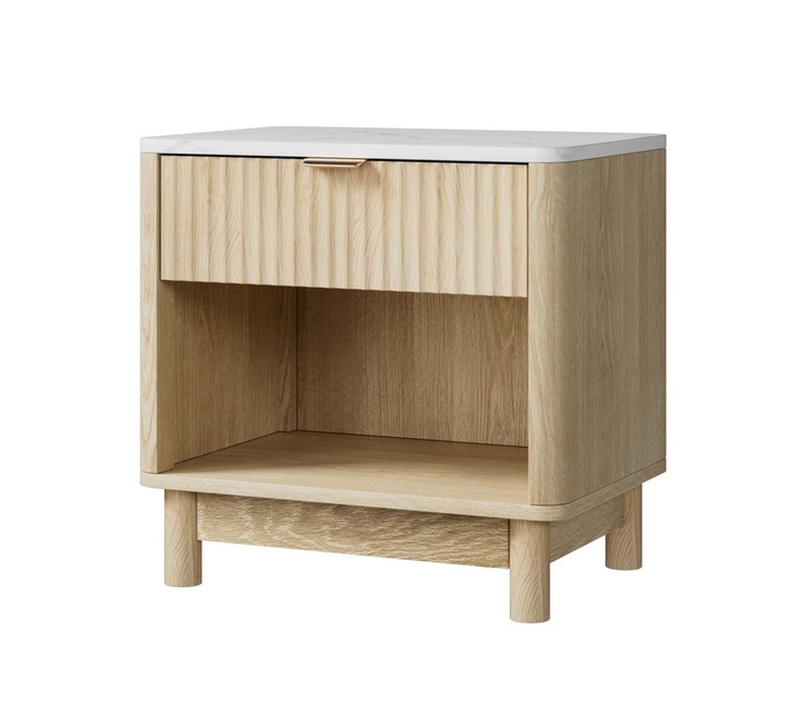 Arci Natural Bedside Table | Bedside Tables