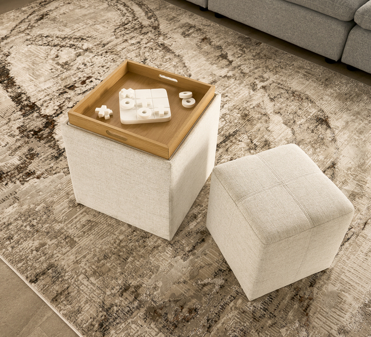 Cubix Sand Storage Ottoman | Ottomans