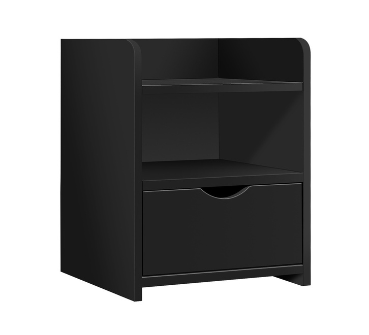Api Ronjo Ronjo Black Bedside Table | Bedside Tables