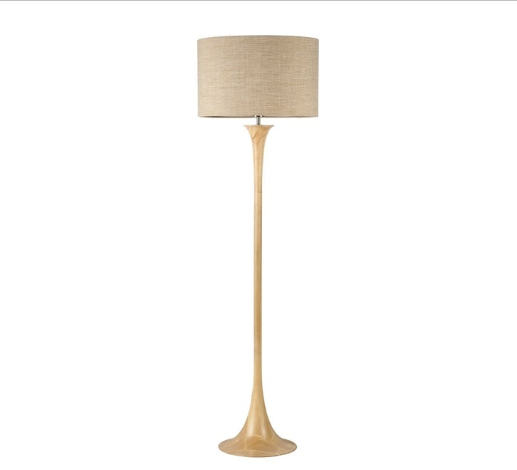 Toraya 153cm Oak Floor Lamp | Stylish Home Lighting