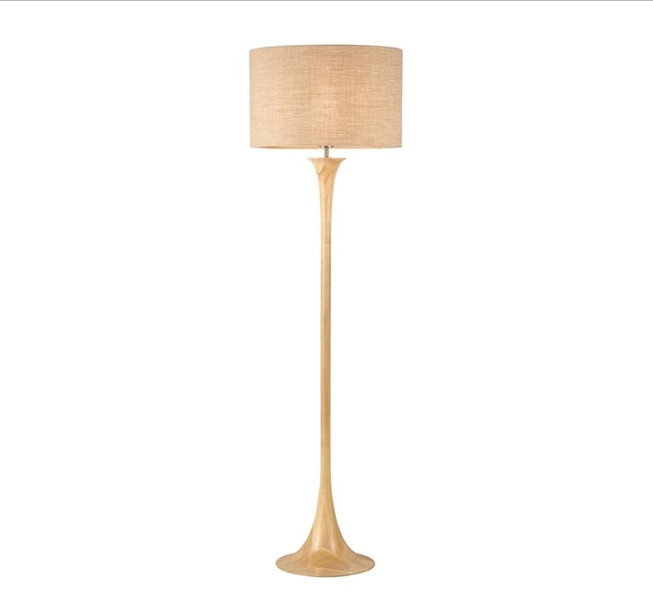 Toraya 153cm Oak Floor Lamp | Stylish Home Lighting