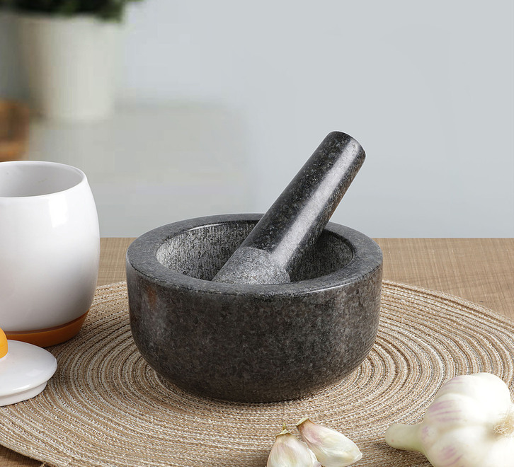 Granite Mortar & Pestle, Medium - The Godown