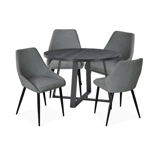 ASHTON DINING SET 5 PIECE WITH LEXA CHAIR