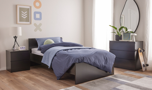 COMO BEDROOM PACKAGE KING SINGLE MK3 WITH DRESSER