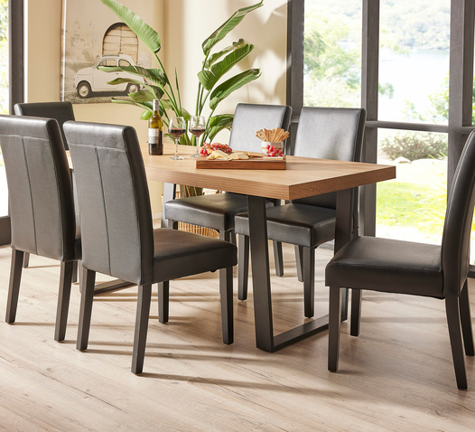 BRIDGE DINING SET 7 PIECE WITH AVENUE CHAIR