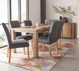 Toronto 6 Seater Dining Set With Parker Chairs