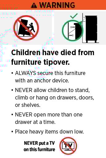 Toppling-Warning-Category-1